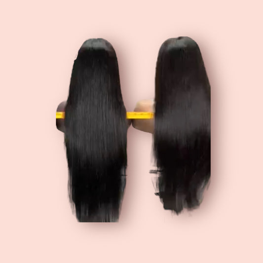 Natural straight - Raw donor human hair wig